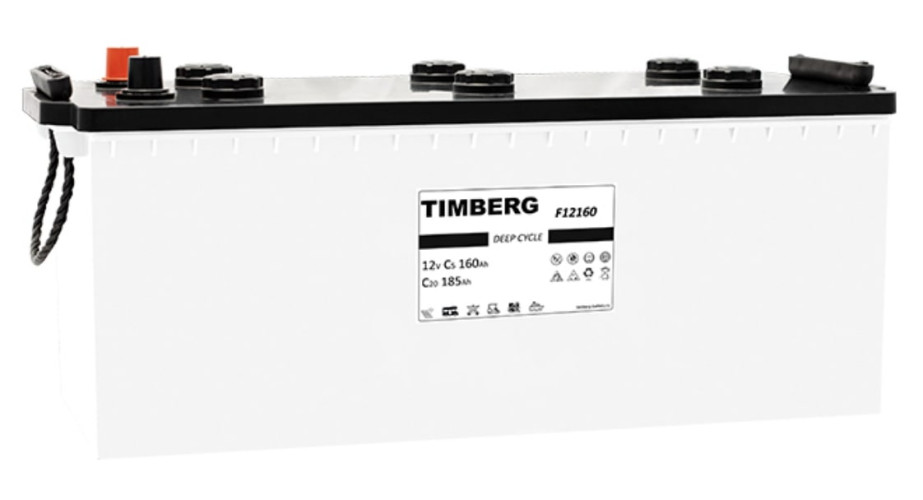 Тяговый аккумулятор TIMBERG F12160 (12V / 160Ah)