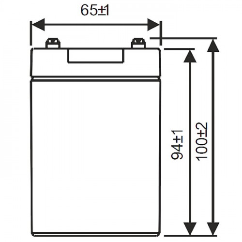 Аккумулятор WBR GP1272 F2
