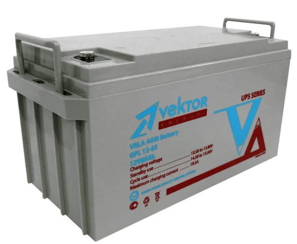 Аккумулятор Vektor Energy GPL 12-65 (12V / 65Ah)