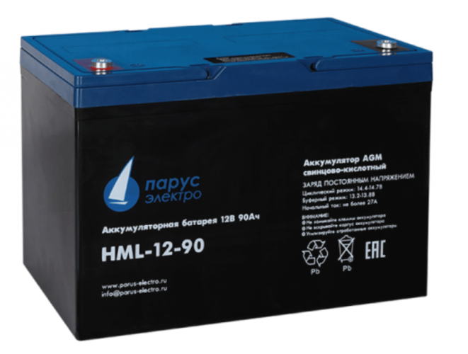 Аккумулятор Парус электро HML-12-90