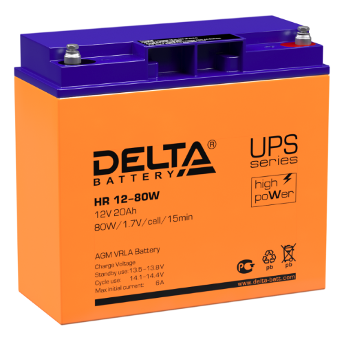 Аккумулятор Delta HR 12-80W