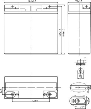 Аккумулятор Delta HR 12-80W