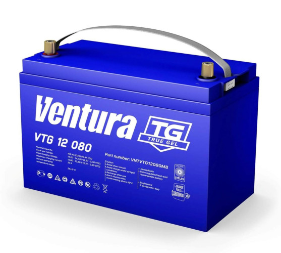 Тяговый аккумулятор Ventura True Gel 12 080 М8