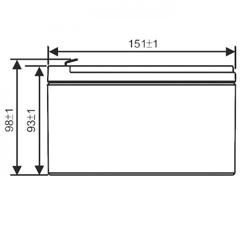 Аккумулятор WBR GP12120 F2