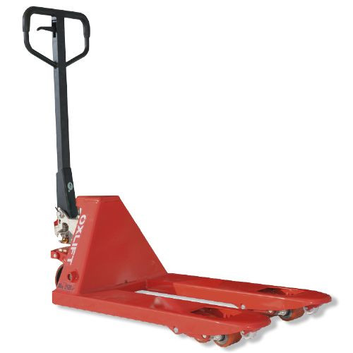 Ручная гидравлическая тележка OXLIFT OX25-L800 800 мм 2500 кг коротковильная
