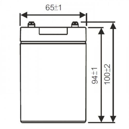 Аккумулятор WBR GP1290 F2