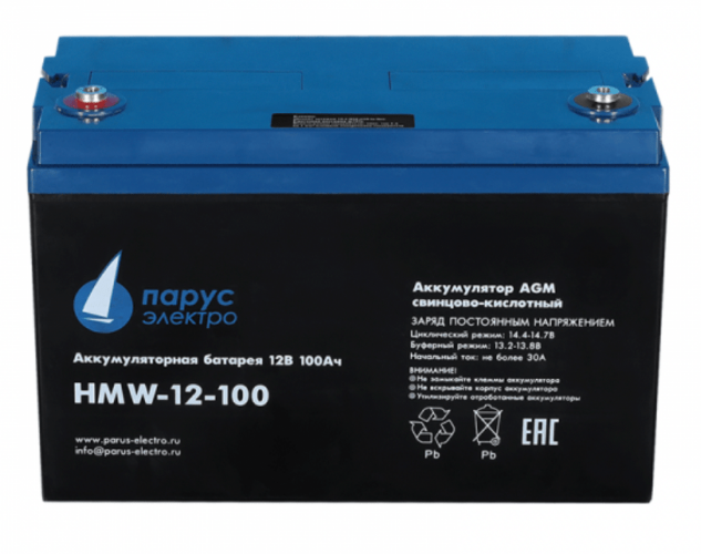 Аккумулятор Парус электро HMW-12-100