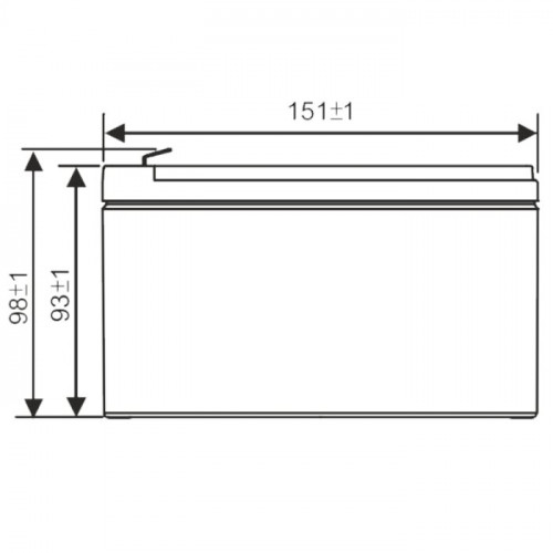 Аккумулятор WBR HR1251W F2