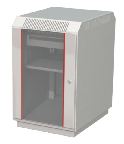 Шкаф Микроарт 18 U, шириной 600, 1 полка, DIN рейка
