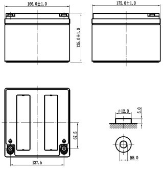 Аккумулятор Delta GX 12-24