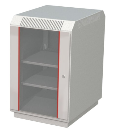Шкаф Микроарт 18 U, шириной 600, 2 полки