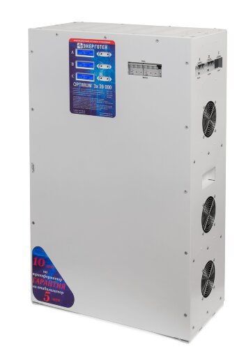 Стабилизатор Энерготех OPTIMUM+ 20000(HV)х3