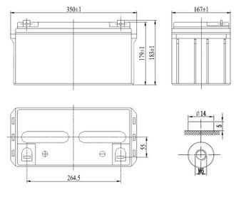 Аккумулятор Delta GX 12-65