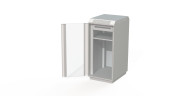 Шкаф Микроарт 27 U, шириной 600, 1 полка, DIN рейка