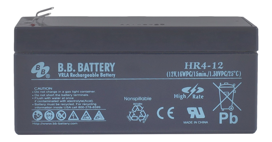 Аккумулятор BB Battery HR 4-12