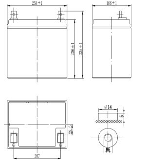 Аккумулятор Delta GX 12-60