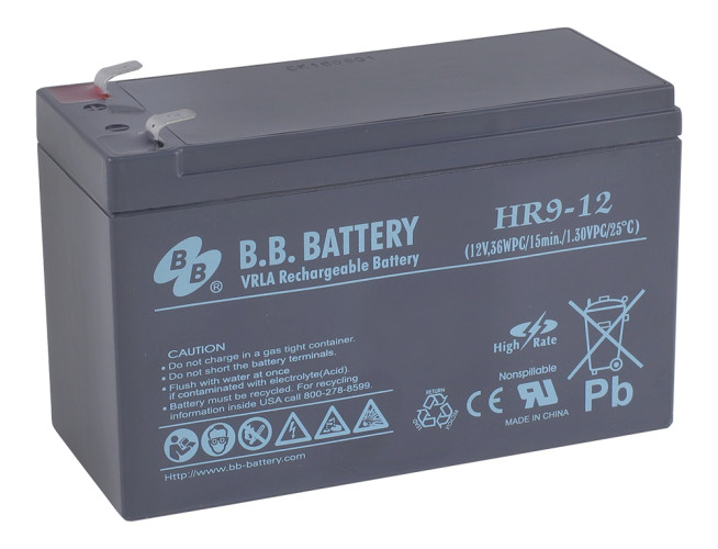 Аккумулятор BB Battery HR 9-12