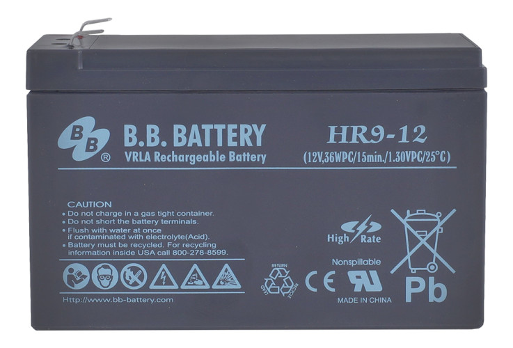 Аккумулятор BB Battery HR 9-12