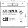 Аккумулятор CSB HR 1290W