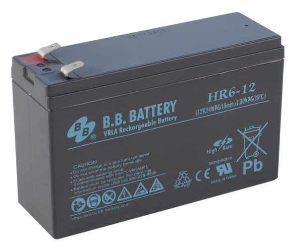 Аккумулятор BB Battery HR 6-12