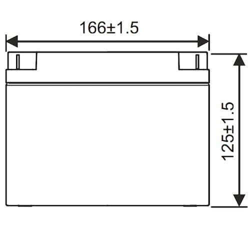Аккумулятор WBR GPL12260