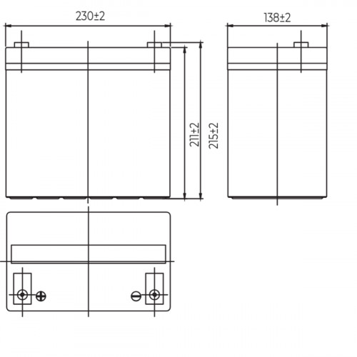Аккумулятор MNB MM 55-12