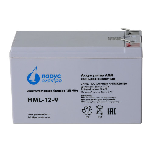 Аккумулятор Парус Электро HML-12-9 (12V / 9Ah)