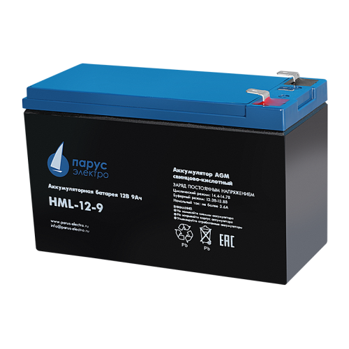 Аккумулятор Парус Электро HML-12-9 (12V / 9Ah)