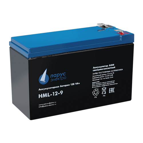 Аккумулятор Парус Электро HML-12-9 (12V / 9Ah)