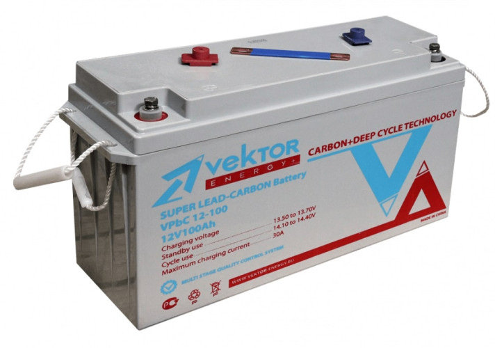 Аккумулятор Vektor Energy VPbC 2-800