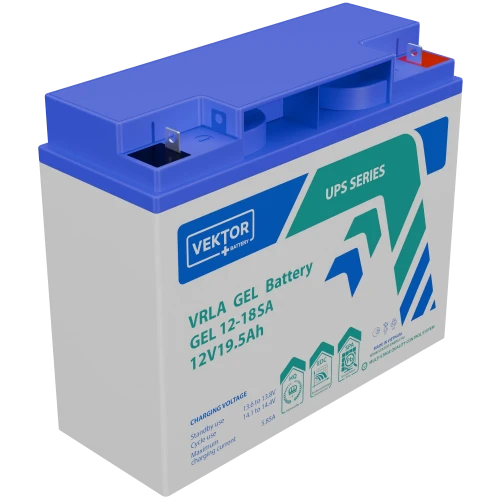 Аккумулятор Vektor Energy GEL 12-18SA (клеммы F13)