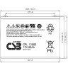 Аккумулятор CSB GPL 12880