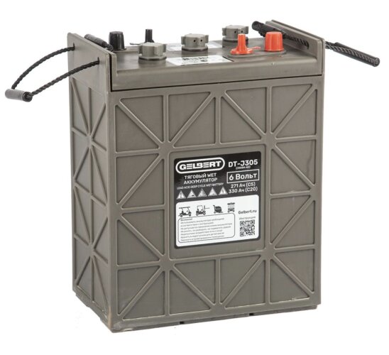 Тяговый WET аккумулятор Gelbert DT-J305 (J305H-AC) 6V271A/H C5