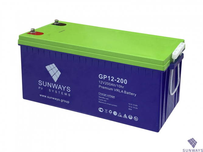 Аккумулятор Sunways GP 12-200