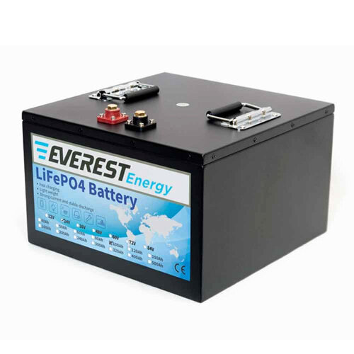 Тяговый аккумулятор Everest LiFePO4 24V105Ah + LCD + Bluetooth