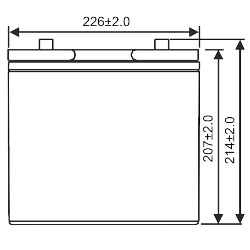 Аккумулятор WBR GPL12520