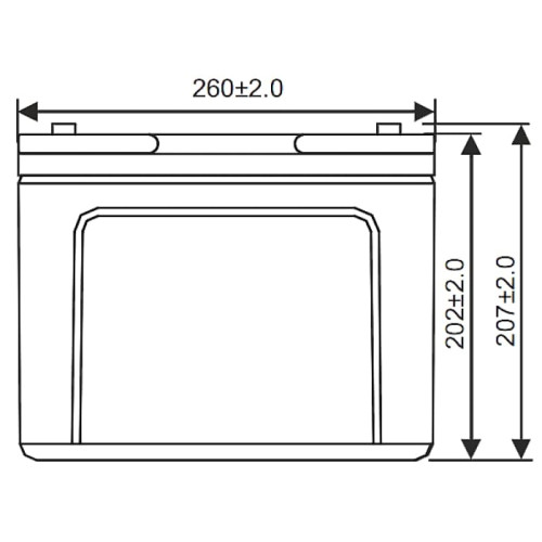 Аккумулятор WBR GPL12750