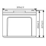 Аккумулятор WBR GPL12800