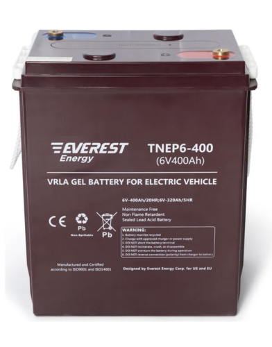 Тяговый аккумулятор Everest TNE 6-400 (6V-320AH/C5)