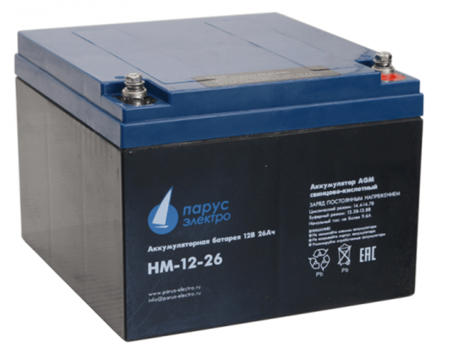 Аккумулятор Парус электро HM-12-26
