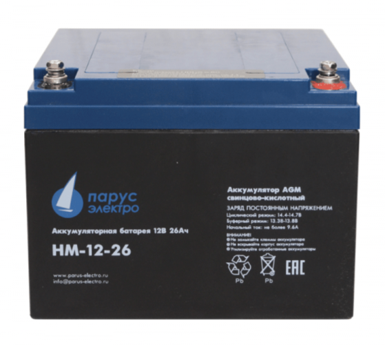 Аккумулятор Парус электро HM-12-26
