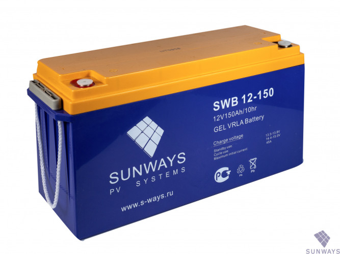 Аккумулятор Sunways SWB 12-150G
