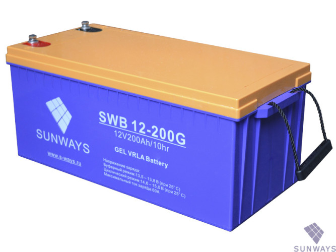 Аккумулятор Sunways SWB 12-200G