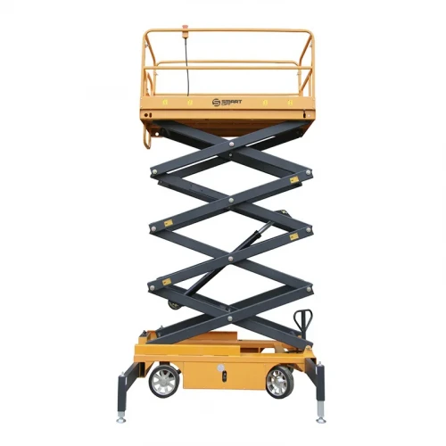 Подъемник ножничный несамоходный SJY-0.5-11 (AC&DC; 500 кг; 11 м)  SMARTLIFT