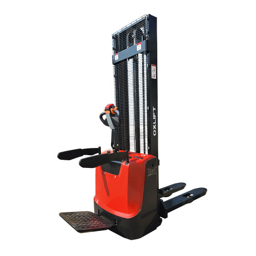Самоходный Штабелер OXLIFT BX20E 3600 мм 2000 кг с платформой для оператора 48V 65AH