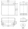 Аккумулятор Delta DTM 1255 L