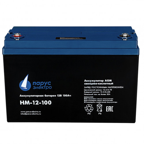 Аккумулятор Парус электро HM-12-100