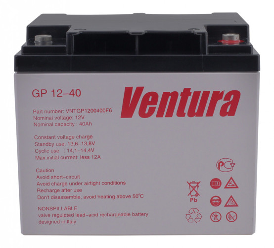 Аккумулятор Ventura GP 12-40 (12V / 40Ah)