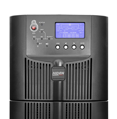ИБП HIDEN EXPERT HE33015, встроенные АКБ в корпусе (9Ahх40 шт.), 15 kVA/12 kW (PF=0,8)