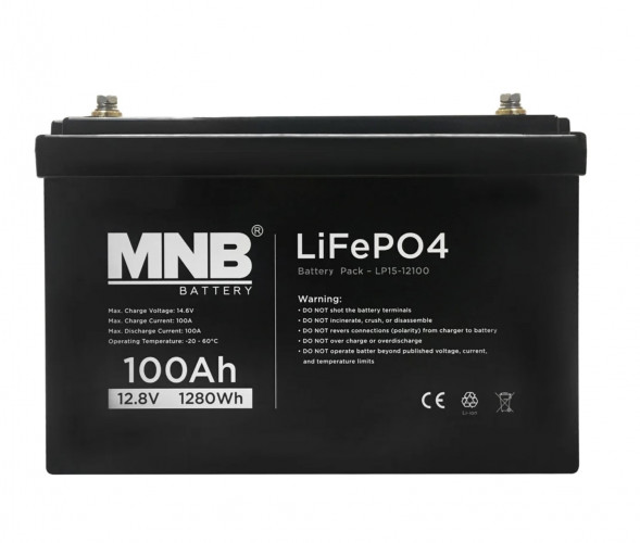 Аккумулятор MNB LP15 12100 (12.8в 100Ач LiFePO4 с BMS)